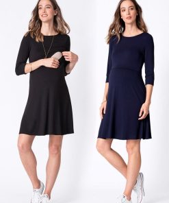 Ropa Premama Seraphine | Vestidos Premama Y Lactancia - Pack De Dos