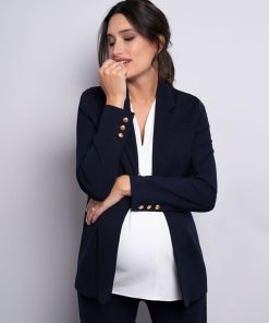 Ropa Premama Seraphine | Blazer Premama Ponte Azul Marino