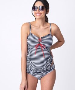 Ropa Premama Seraphine | Banador Premama Tankini Estilo Nautico