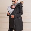 Ropa Premama Seraphine | Parka Premama 3 En 1 - Negro