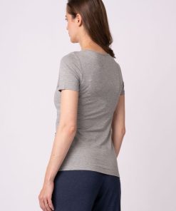 Ropa Premama Seraphine | Camisetas Premama Y Lactancia Gris & Azul Marino