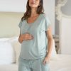 Ropa Premama Seraphine | Pijama Premama Y Lactancia Corto