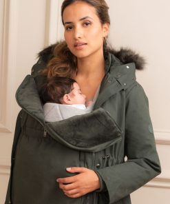 Ropa Premama Seraphine | Parka Premama 3 En 1 - Khaki