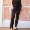 Ropa Premama Seraphine | Pantalon De Pitillo De Premama Negro