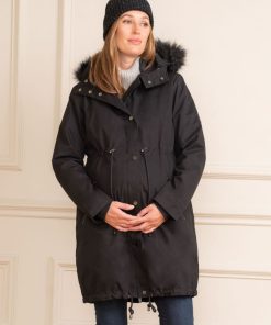 Ropa Premama Seraphine | Abrigo Premama De Porteo 3 En 1 Para Invierno