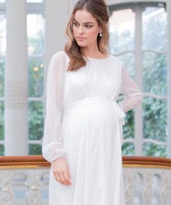 Ropa Premama Seraphine | Vestido Premama Novia De Manga Larga