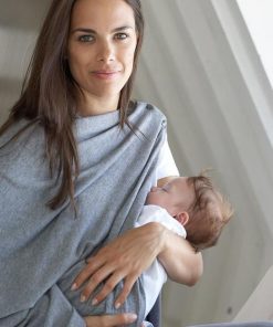 Ropa Premama Seraphine | Chal Premama De Bambu Y Algodon- Gris