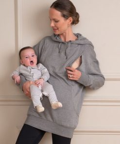 Ropa Premama Seraphine | Sudadera Lactancia Premama - Gris