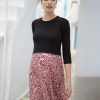 Ropa Premama Seraphine | Vestido Estampado Premama Y De Lactancia Con Top De Punto