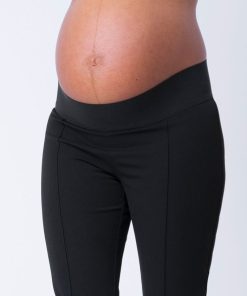 Ropa Premama Seraphine | Pantalones Negros De Premama Slim Leg - Bajo Vientre