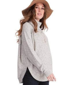 Ropa Premama Seraphine | Jersey Premama De Punto Jaspeado - Gris