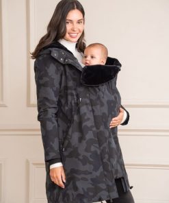 Ropa Premama Seraphine | Parka De Premama Y Porteo 3 En 1 De Camuflaje