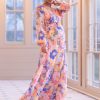 Ropa Premama Seraphine | Vestido Premama Y Lactancia Boho Vintage Floral Maxi