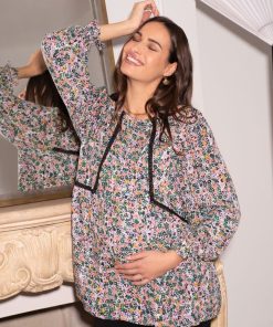 Ropa Premama Seraphine | Top Premama Y De Lactancia Bohemio Y Floral