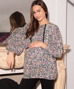 Ropa Premama Seraphine | Top Premama Y De Lactancia Bohemio Y Floral