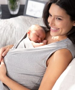 Ropa Premama Seraphine | Camiseta Piel Con Piel De Algodon - Gris