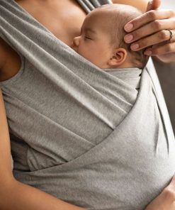 Ropa Premama Seraphine | Camiseta Piel Con Piel De Algodon - Gris