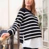 Ropa Premama Seraphine | Jersey De Premama Y Lactancia A Rayas