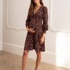 Ropa Premama Seraphine | Vestido Premama Envolvente Con Estampado Floral