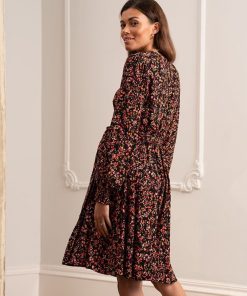 Ropa Premama Seraphine | Vestido Premama Envolvente Con Estampado Floral