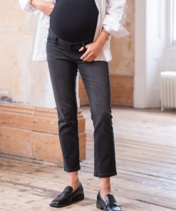 Ropa Premama Seraphine | Vaqueros De Premama Slim Sobre El Vientre Organicos