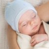 Lactancia Seraphine | Mini Gorro Bebe Punto Algodon & Cashmere Azul
