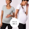 Ropa Premama Seraphine | Pack De Dos Camisetas Premama Esenciales