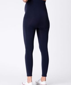 Ropa Premama Seraphine | Leggings Premama De Bambu Azul Marino