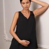 Ropa Premama Seraphine | Camisola Negra De Premama, Lactancia Y Extraccion De Leche