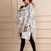 Ropa Premama Seraphine | Chaqueta Plegable Impermeable 3 En 1 De Maternidad A Porteo - Camuflaje Gris