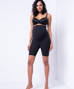 Ropa Premama Seraphine | Shorts Premama Modeladores De Tiro Alto Negros