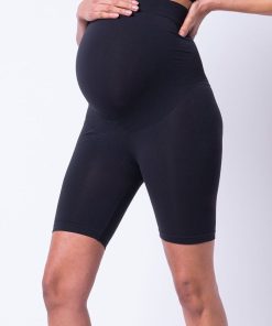 Ropa Premama Seraphine | Shorts Premama Modeladores De Tiro Alto Negros