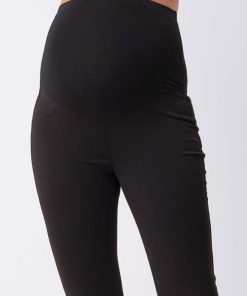 Ropa Premama Seraphine | Pantalones Premama Rectos - Negro