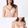 Ropa Premama Seraphine | Sujetador Lactancia Premama Efecto Camiseta - Nude