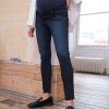 Ropa Premama Seraphine | Vaqueros De Premama Skinny Sobre El Viente En Indigo