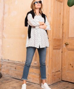 Ropa Premama Seraphine | Vaqueros De Premama Organicos Con Corte Boyfriend Slim