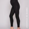 Ropa Premama Seraphine | Leggings Premama Con Fibra De Bambu - Negro