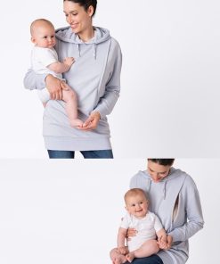 Ropa Premama Seraphine | Sudadera Lactancia Premama - Azul