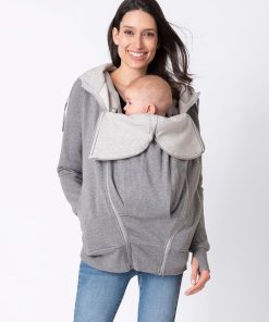 Ropa Premama Seraphine | Gris Sudadera Premama 3 En 1