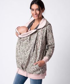 Ropa Premama Seraphine | Sudadera 3 En 1 Con Estampado Floral De Maternidad A Porteo