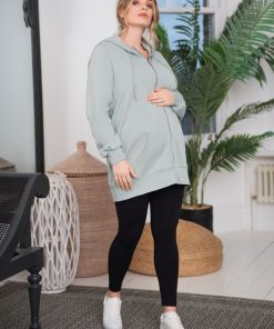 Ropa Premama Seraphine | Sudadera Con Capucha Premama Y Portabebes 3-En-1 De La Coleccion Curve