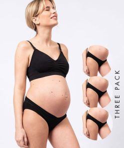 Ropa Premama Seraphine | Braguitas Premama De Bamboo Seraphine - Pack De 3