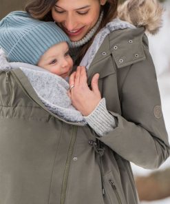 Ropa Premama Seraphine | Parka Premama 3 En 1 De Invierno - Caqui