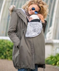 Ropa Premama Seraphine | Parka Premama 3 En 1 De Invierno - Caqui