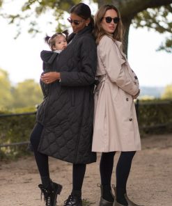 Ropa Premama Seraphine | Parka Acolchada De Premama Y Porteo 3 En 1