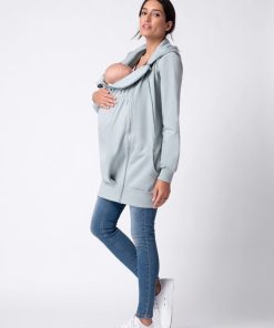 Ropa Premama Seraphine | Sudadera 3 En 1 Premama A Porteo - Verde Salvia |Seraphine