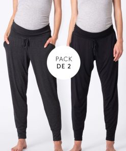 Ropa Premama Seraphine | Pantalones Premama De Chandal- Pack De 2