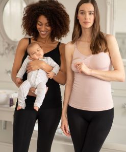 Ropa Premama Seraphine | Camiseta Interior Lactancia Y Premama - Pack De 2