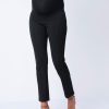 Ropa Premama Seraphine | Pantalones Negros De Premama Slim Leg - Sobre Vientre