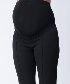 Ropa Premama Seraphine | Pantalones Negros De Premama Slim Leg - Sobre Vientre